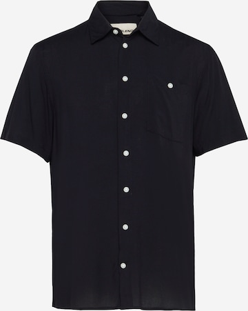 BLEND Regular fit Button Up Shirt in Black: front