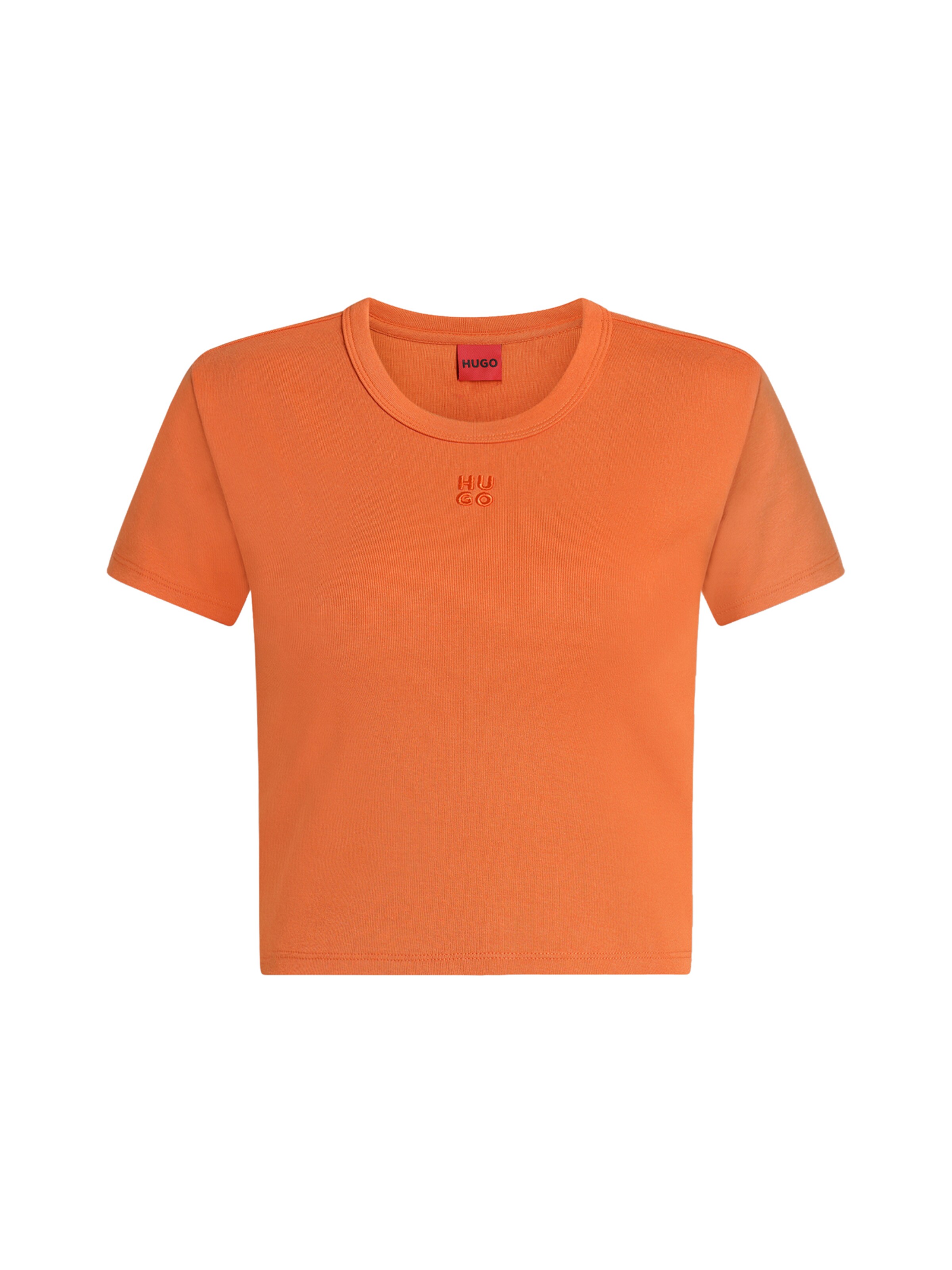 HUGO Shirt 'Delanor' in Orange: front