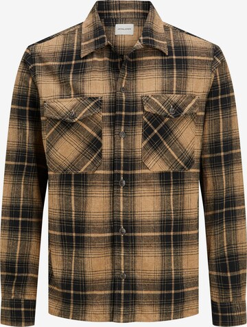 Chemise 'Jay' JACK & JONES en marron : devant