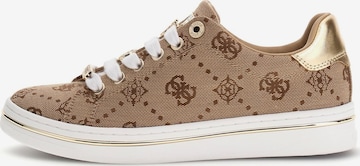 GUESS Sneakers 'Stasey 4G' in Brown: front