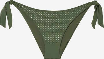 CALZEDONIA Bikini Bottoms in Green: front