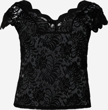 T-shirt 'ALBA' ONLY Curve en noir : devant