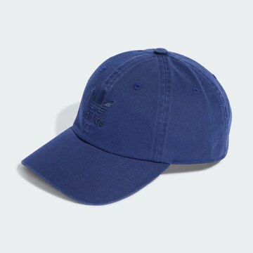 Casquette 'Adicolor Classics Trefoil Stonewashed' ADIDAS ORIGINALS en bleu