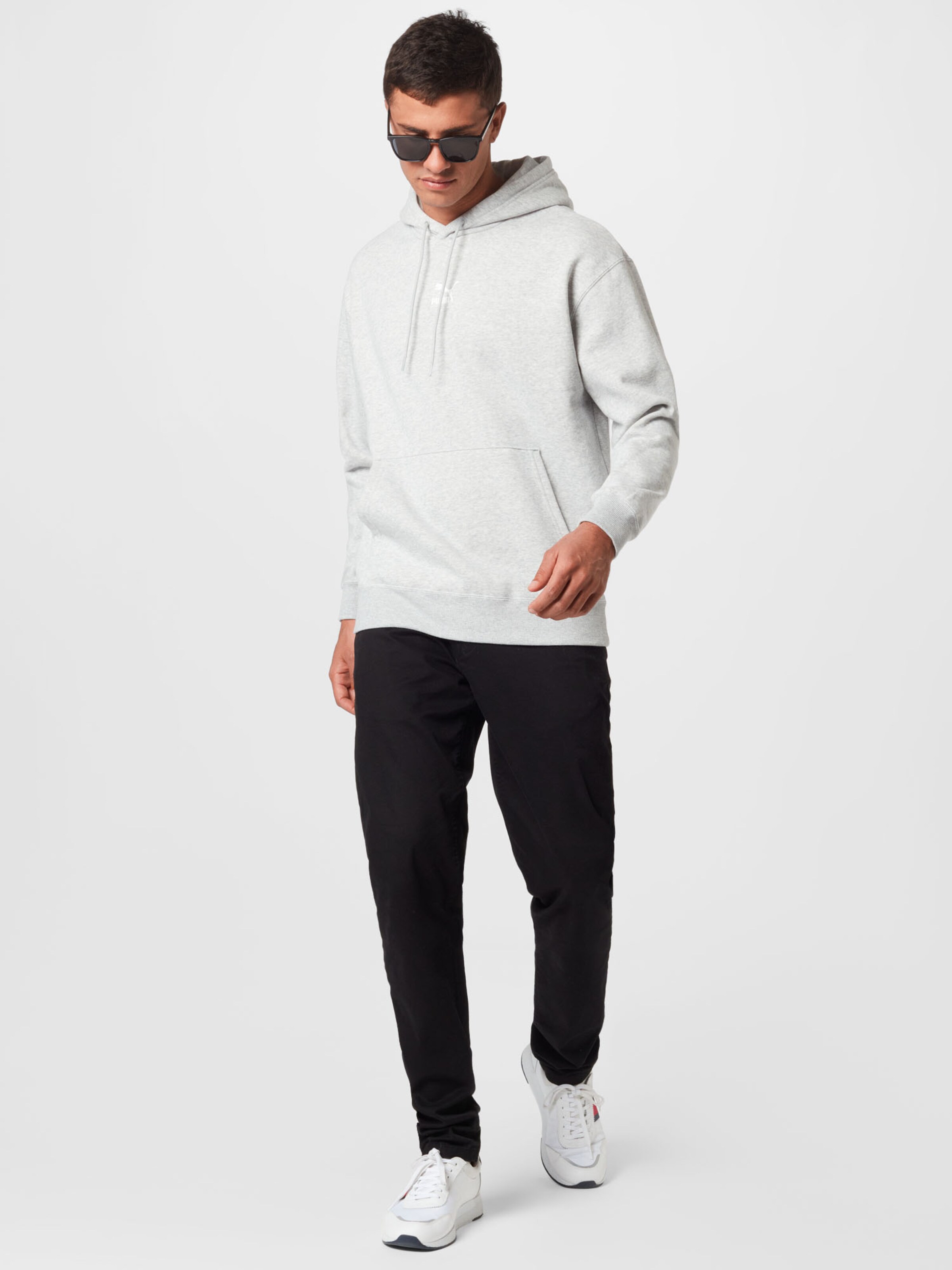 Männer Große Größen PUMA Sweatshirt in Graumeliert - PZ99470