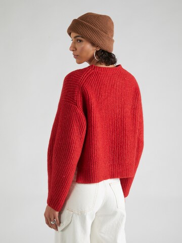 WEEKDAY - Pullover 'Ivy' em vermelho