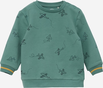 Sweat-shirt s.Oliver en vert : devant