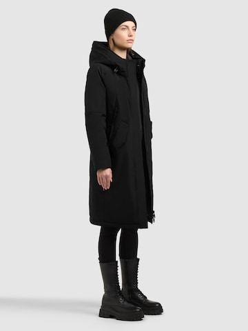 khujo - Sobretudo de inverno ' CIELA ' em preto