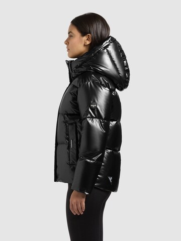 khujo Winterjas 'Devina3 Shiny' in Zwart