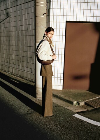 MANGO Regular Pants 'Ruben' in Brown