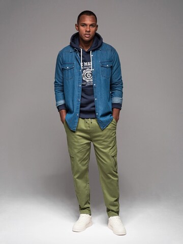 Ombre Regular Cargobroek 'OM-PAJO-0199' in Groen