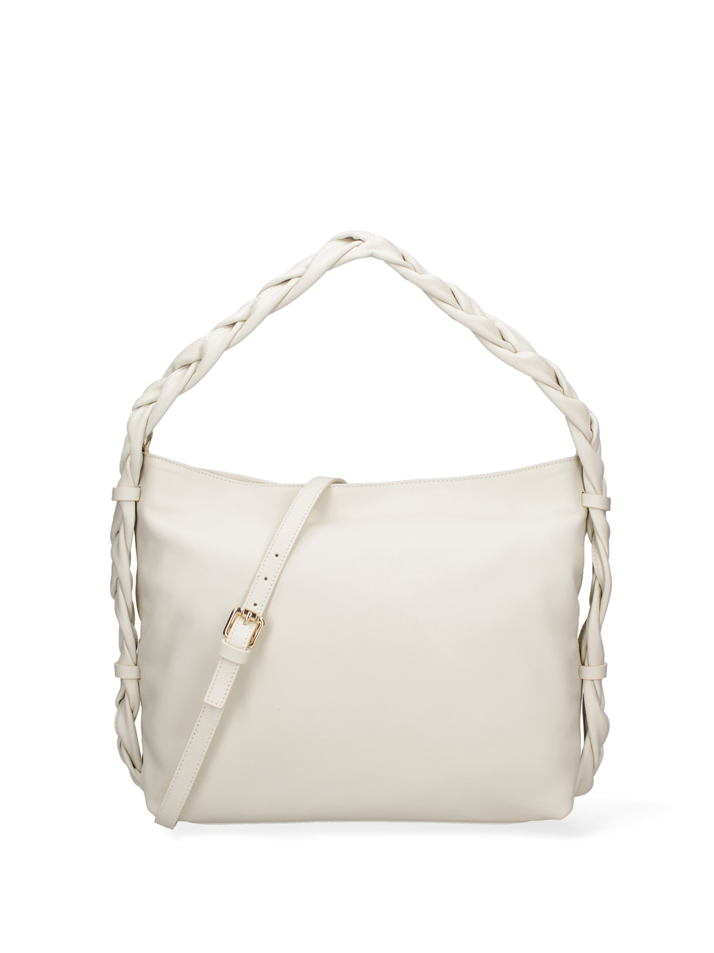 Borsa a spalla di Gave Lux in beige: frontale