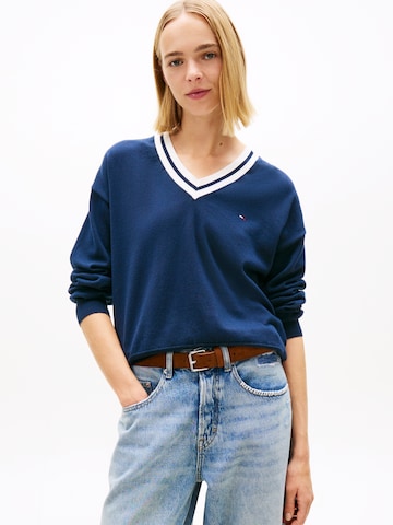 mėlyna Tommy Jeans Megztinis: priekis