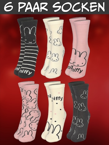 miffy Socken 'Adventskalender mit 12 Paar'‌‌‌‌ in Mischfarben