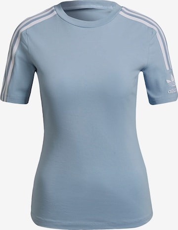 T-shirt ADIDAS ORIGINALS en bleu : devant