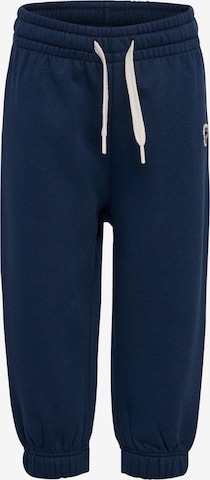 Hummel Tapered Pants in Blue: front