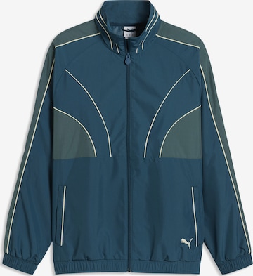 PUMA Sportjacke 'T7' in Blau: Vorderseite