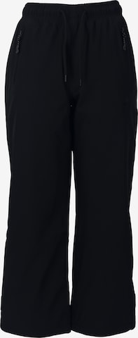 Whistler Regular Workout Pants 'Fandango' in Black: front