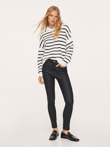 MANGO Skinny Jeans 'Anne' in Black