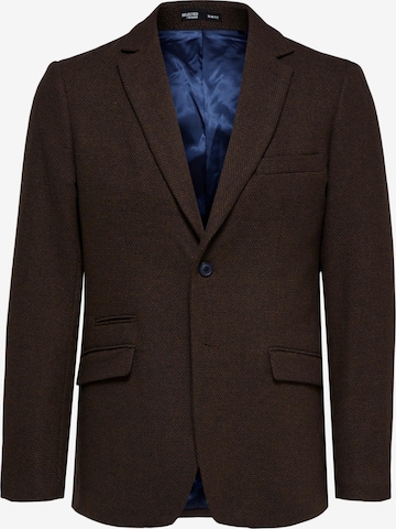 SELECTED HOMME Slim Fit Blazer 'DALLAS' i brun: forside