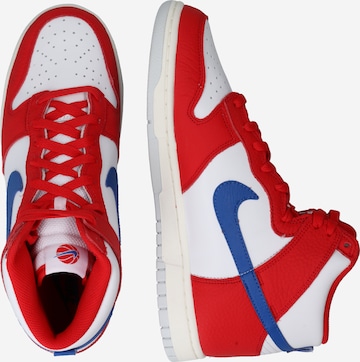 Nike Sportswear Magas szárú sportcipők 'DUNK HI RETRO' - piros