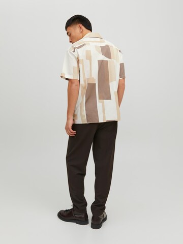 JACK & JONES Comfort Fit Hemd in Beige