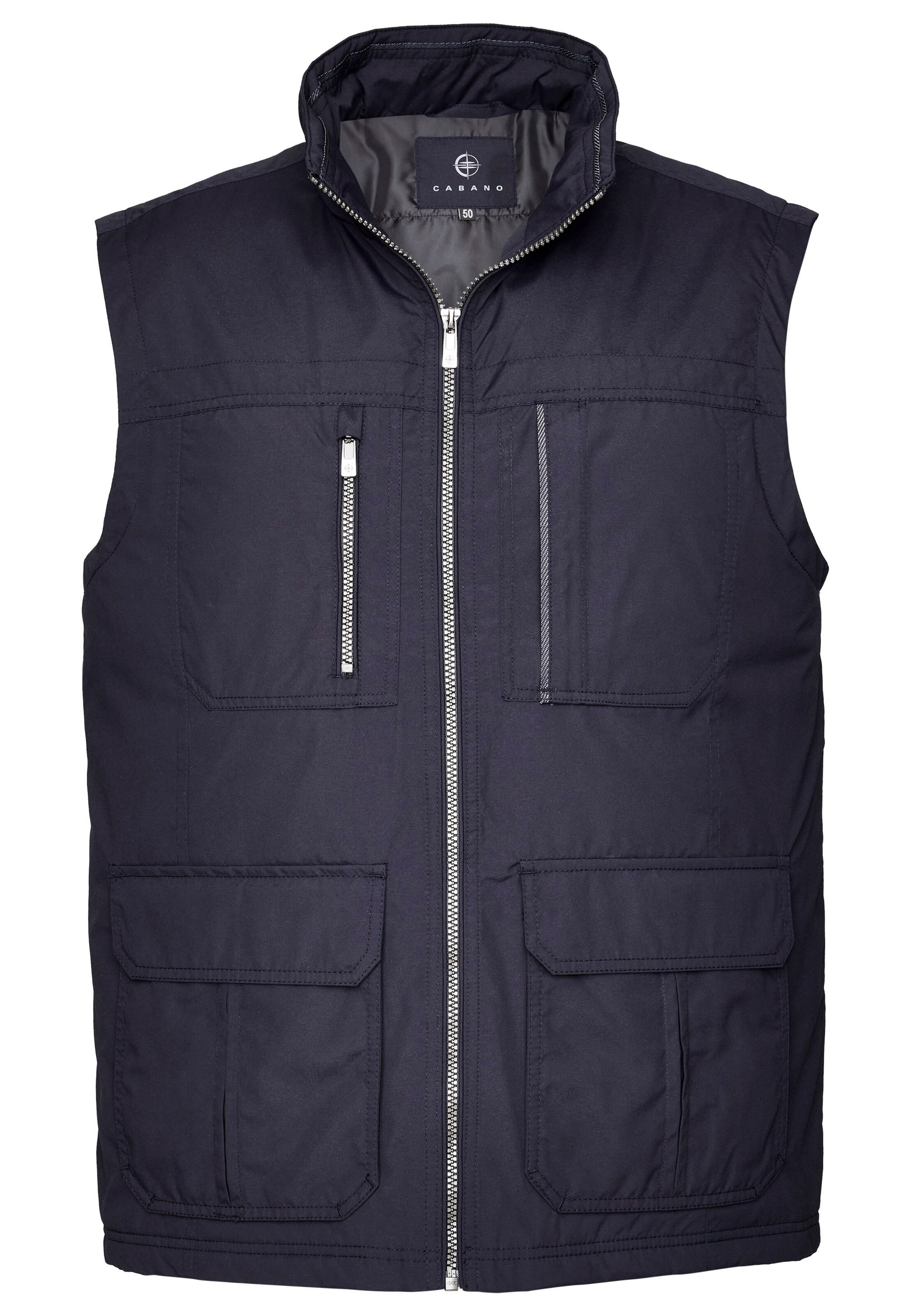 CABANO Steppweste 'Cotton-Touch' in Blau: Vorderseite