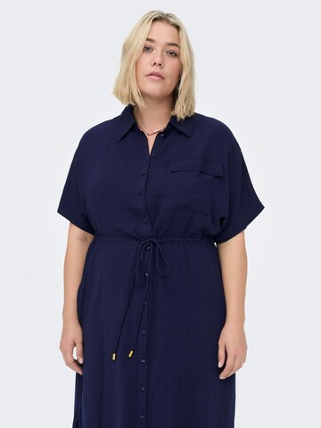 ONLY Carmakoma Shirt Dress 'Carcoris' in Blue