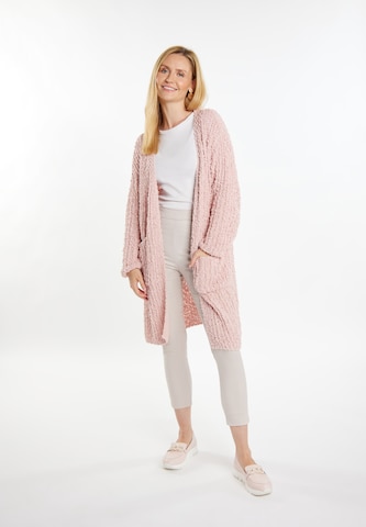 usha WHITE LABEL Knit cardigan 'Lynnea' in Pink