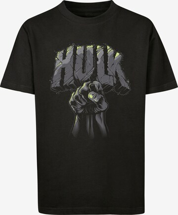 F4NT4STIC Shirt 'Hulk' in Zwart: voorkant