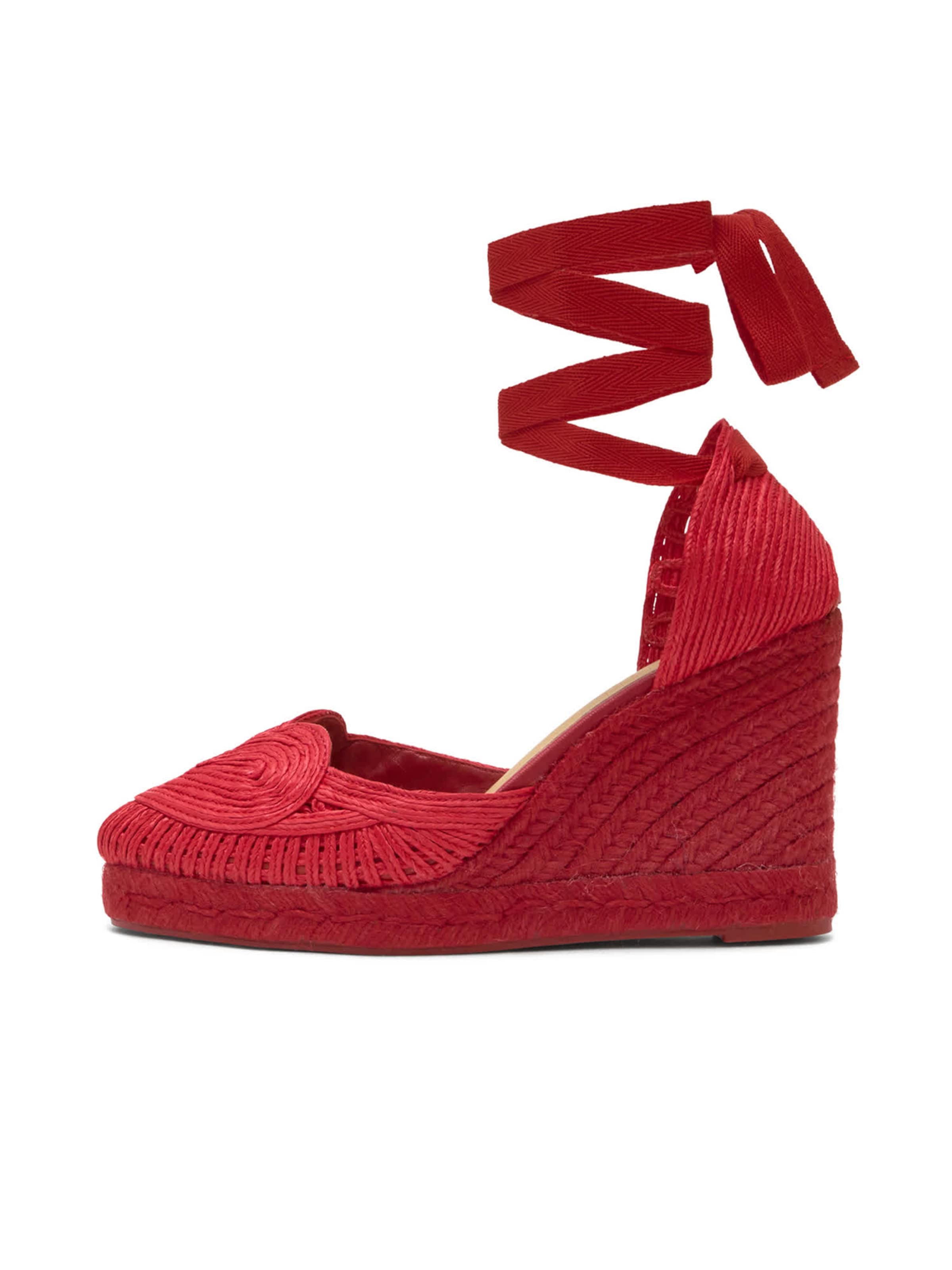Castañer Espadrilles 'Cacia' in Red: front