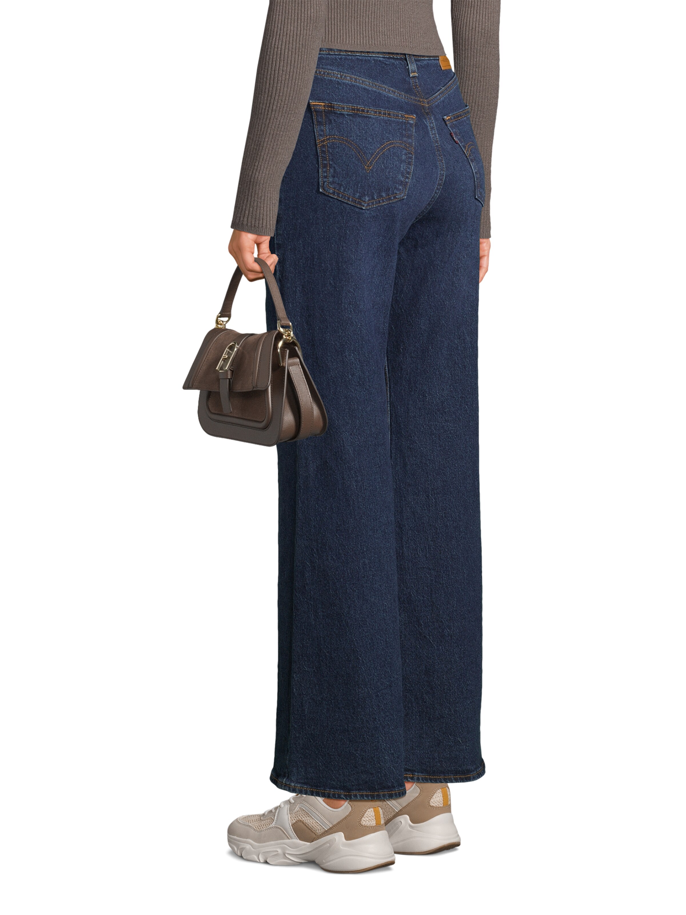 FURLA Наплечная сумка 'Flow' в Коричневый