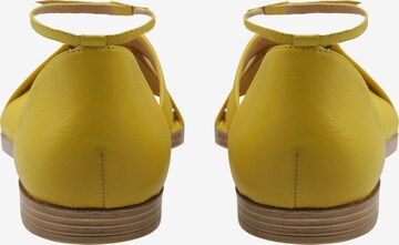 usha BLUE LABEL Strap Sandals in Yellow