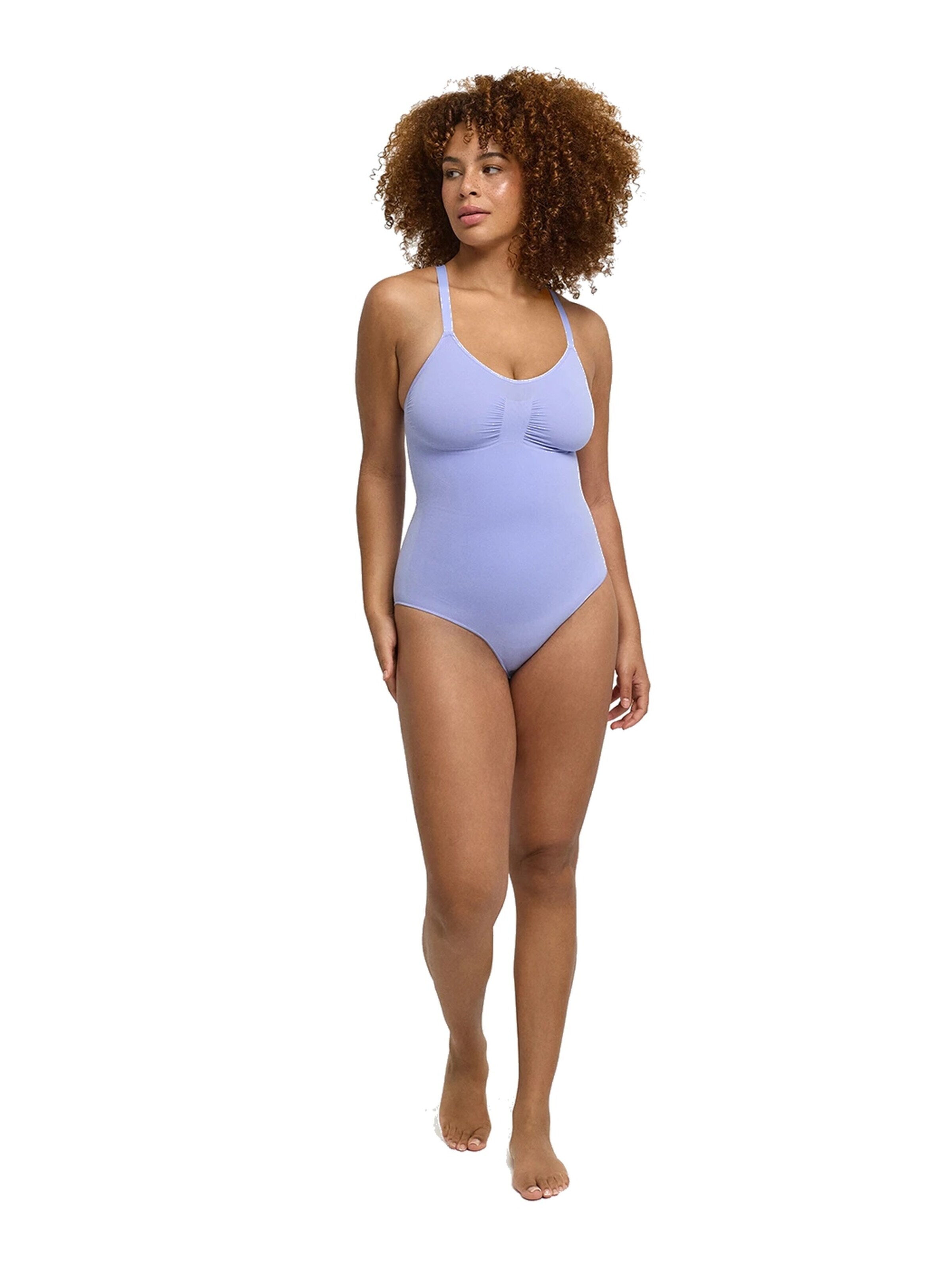 cfab Shaping bodysuit 'Bodysuit Sculpting Shapewear mit Slip' in Purple