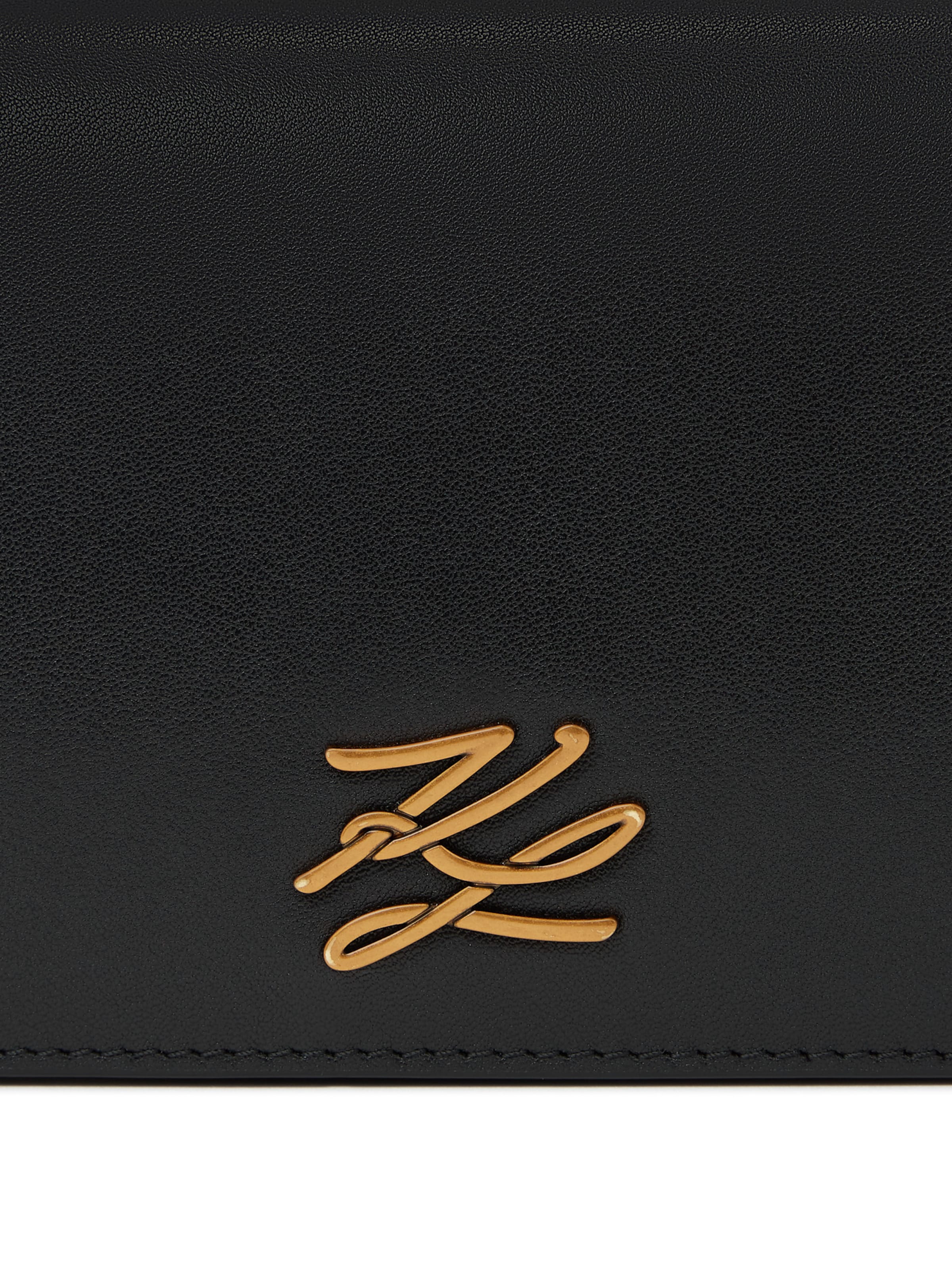 Clutch ' MINI K/AUTOGRAPH ' de la Karl Lagerfeld pe negru