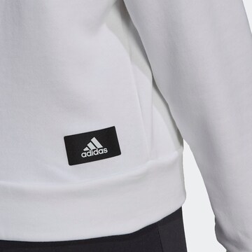 ADIDAS PERFORMANCE - Sweatshirt de desporto em branco