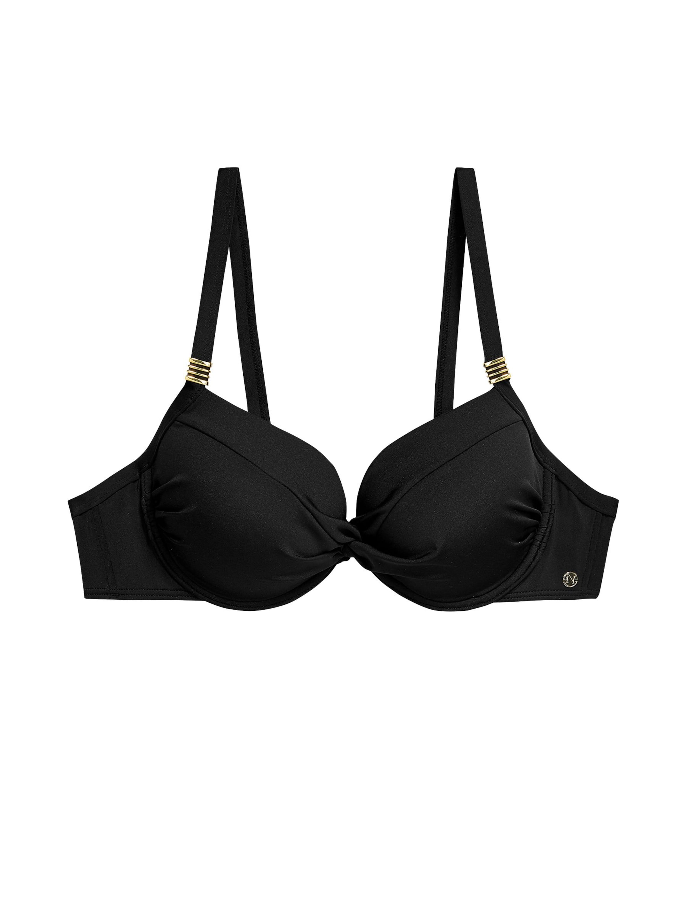 Next Бюстгальтер под футболку Верх бикини в Черный: спереди