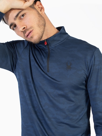 Spyder Sportsweatshirt in Blauw