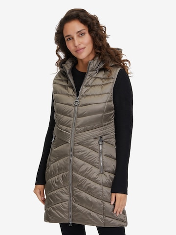 Gilet Betty Barclay en marron : devant