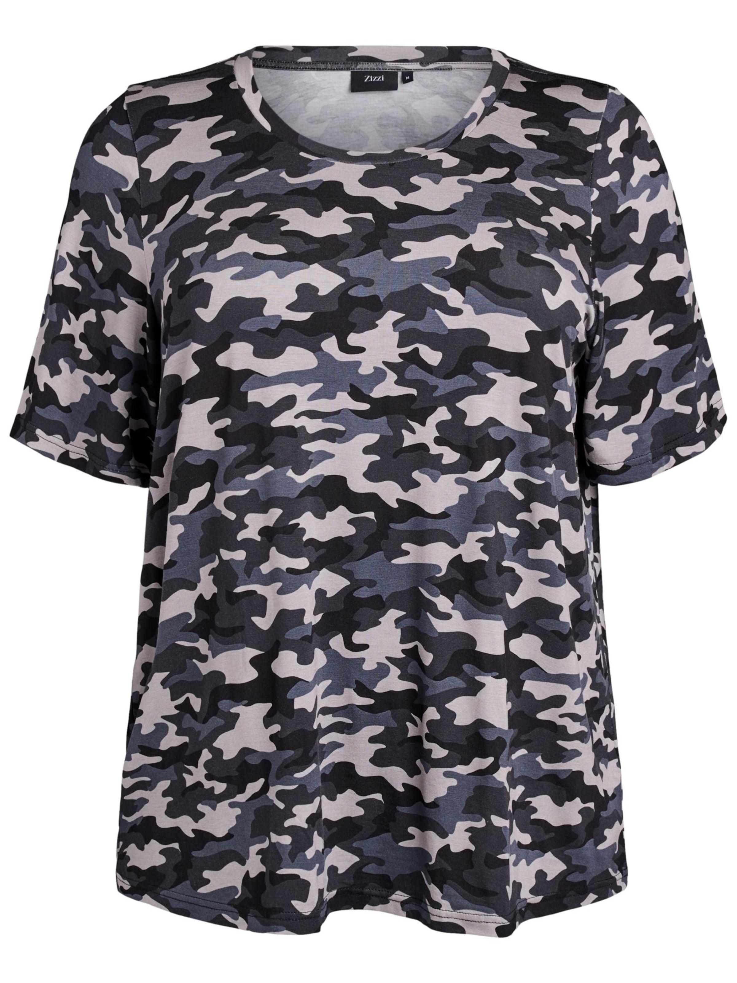 Zizzi Majica | siva barva: sprednja stran