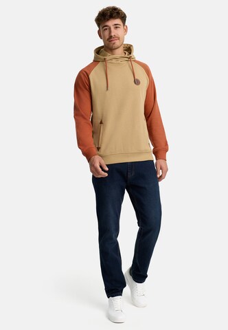 Sweat-shirt 'Rowland' INDICODE JEANS en beige
