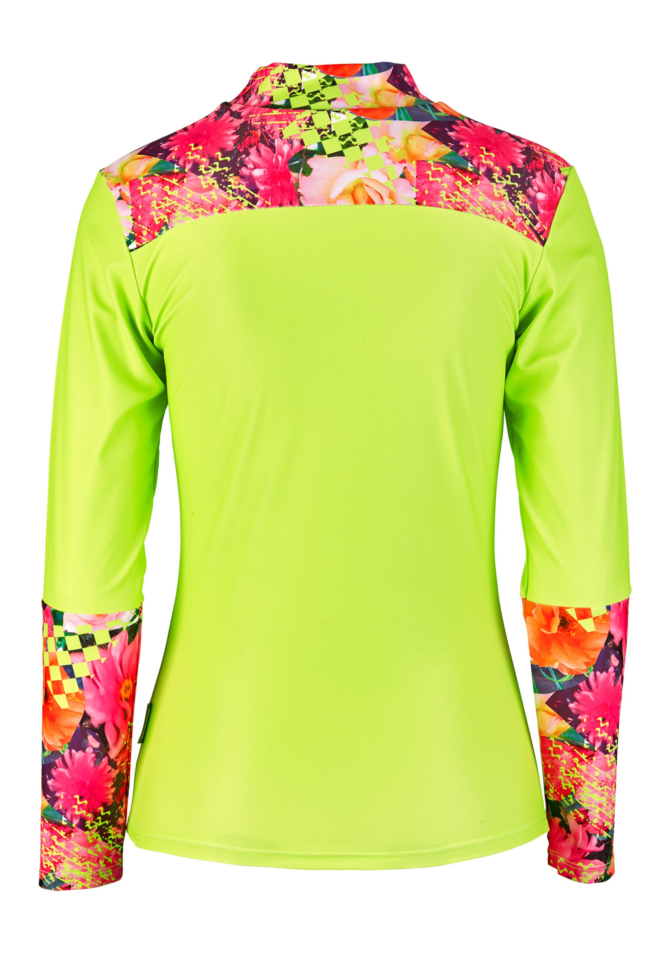 BECO the world of aquasports Schwimm-Shirt 'Fresh Flowers' in Grün