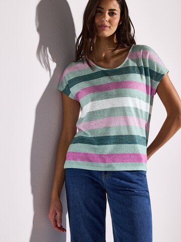 T-shirt STREET ONE en vert : devant
