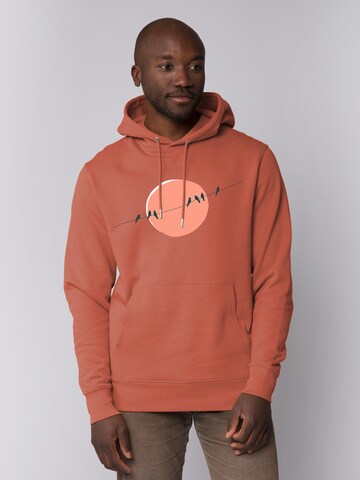 Watapparel Sweatshirt 'Countryside 01' in Braun: Vorderseite