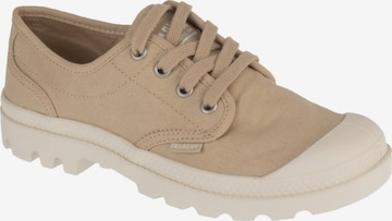 Chaussure à lacets 'Pampa Oxford' Palladium en beige : devant