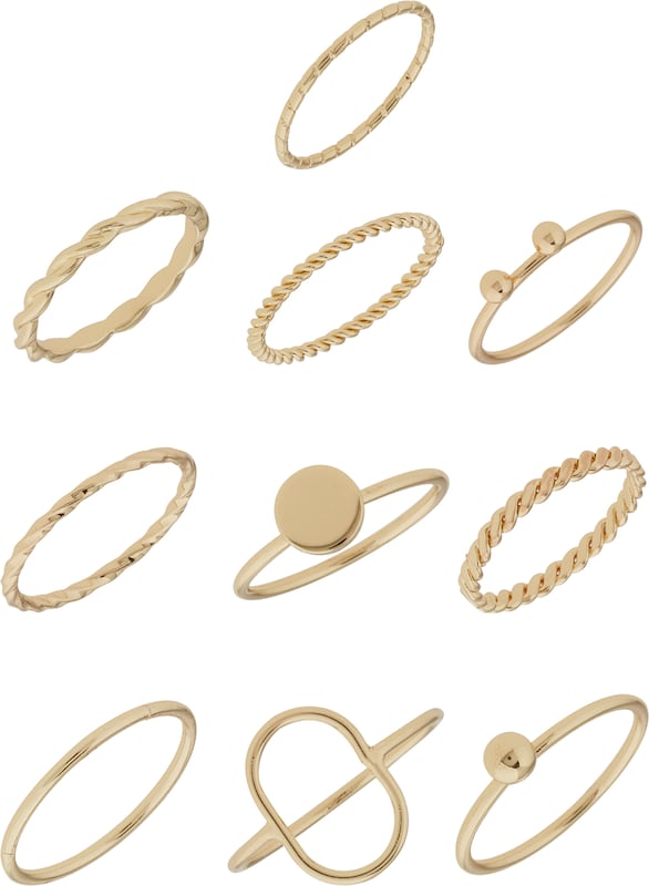 ABOUT YOU Ringe 'Talia' in Gold