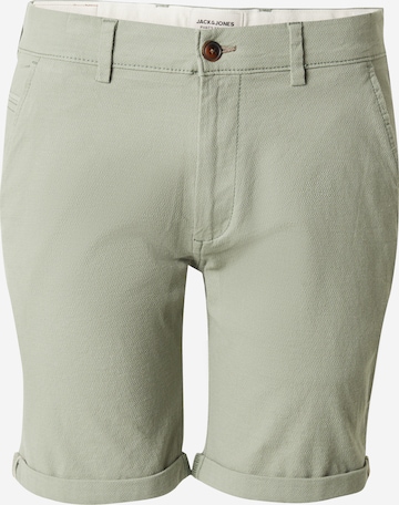 Pantaloni chino 'JPSTFury' di JACK & JONES in verde: frontale