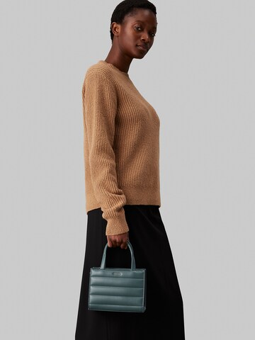 Calvin Klein Handtas in Groen: voorkant