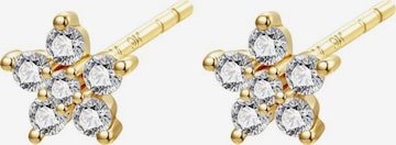 Orecchini 'Bloom Essence Studs' di Dear Me in oro: frontale