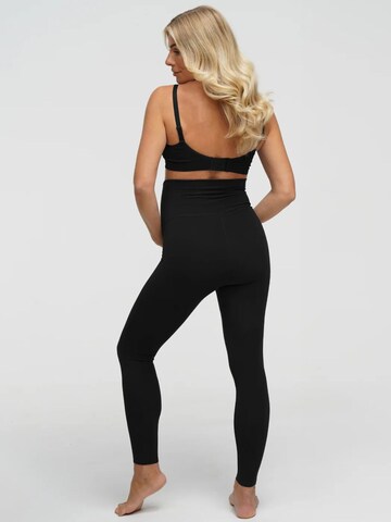 Skinny Leggings 'Seamless Umstandsleggings mit hohem Bund' cfab (formerly creamy fabrics) en noir