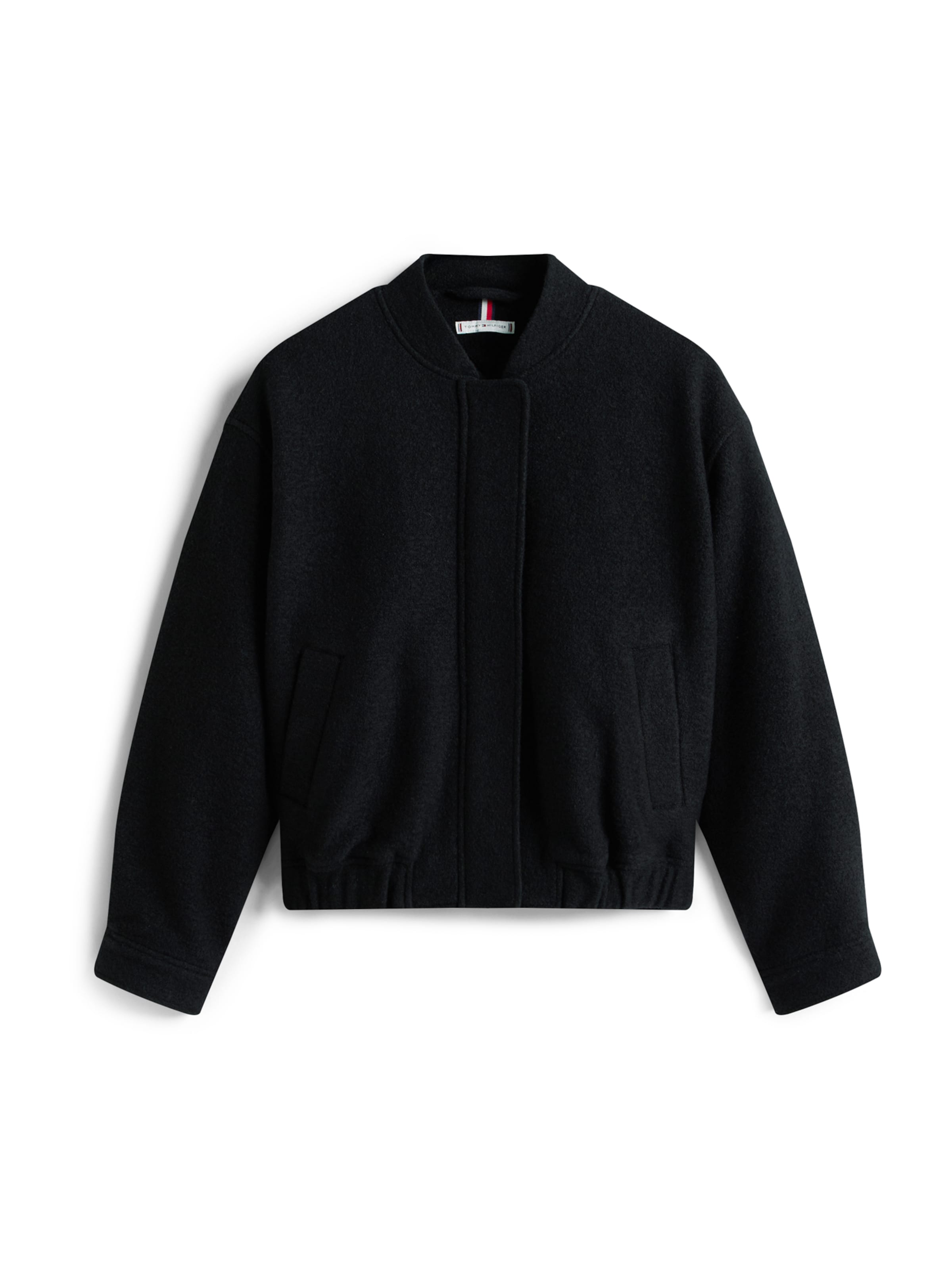 TOMMY HILFIGER Преходно яке в черно: отпред